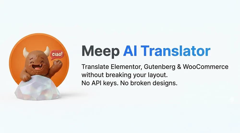 Meep AI Translator plugin screenshot