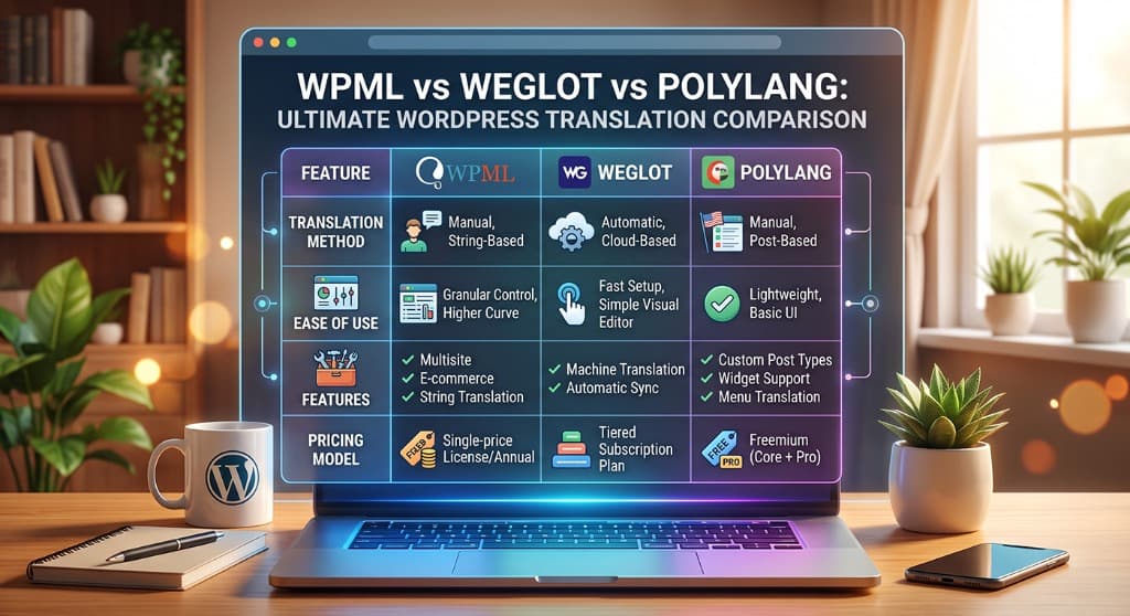 WPML vs Weglot vs Polylang: How to Translate WordPress in 2026
