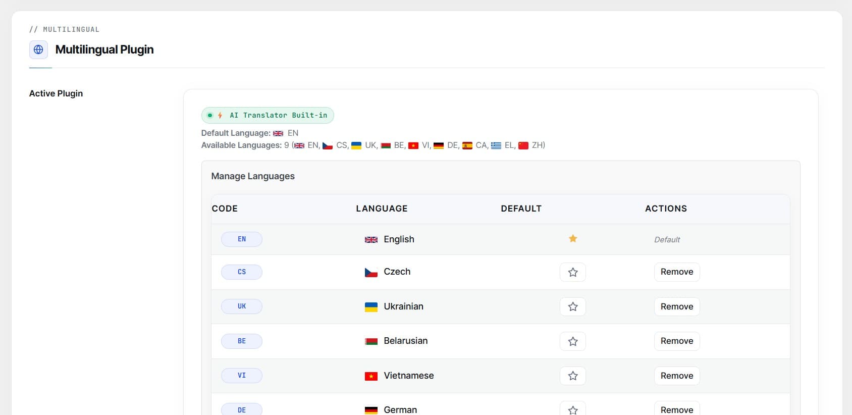 Settings Hub organized into 6 purpose-built tabs