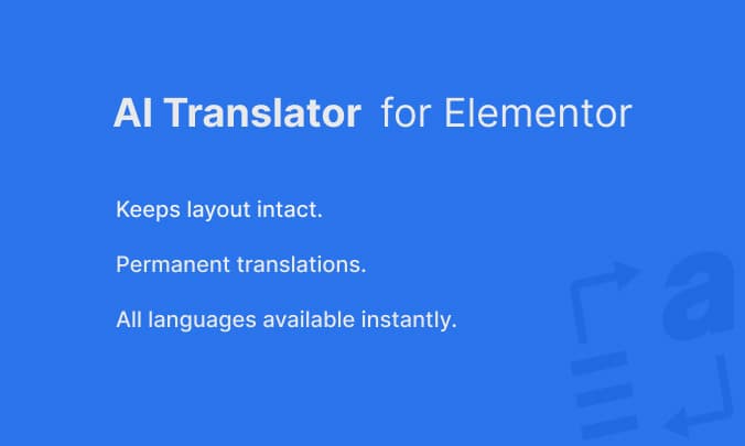 AI Translator for Elementor and Polylang